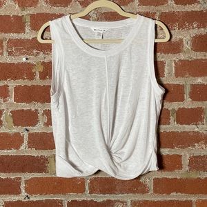 Large white Athleta tank